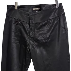 Guess Jeans Black Shiny Stretch Pants s 28